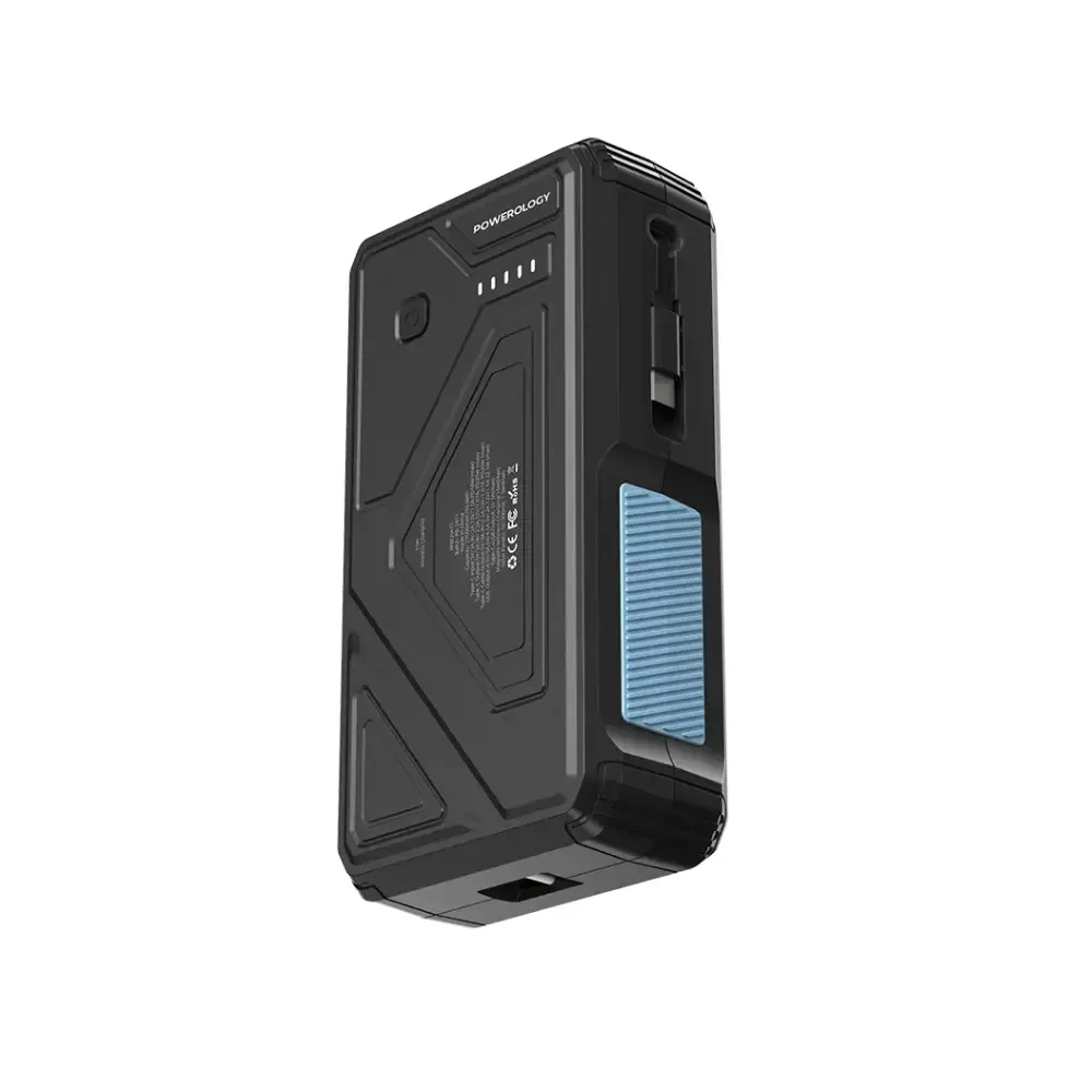 پاوربانک خورشیدی پاورولوژی مدل PPBCHA77 ظرفیت 27 هزار میلی‌آمپر