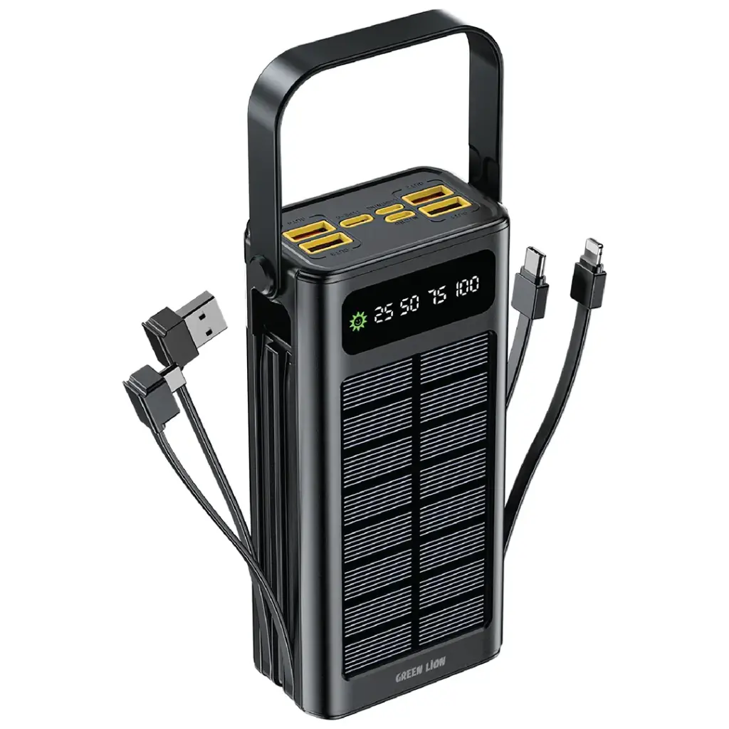 پاوربانک سولار ایکس 30000 میلی‌آمپرساعتی برند گرین لاین